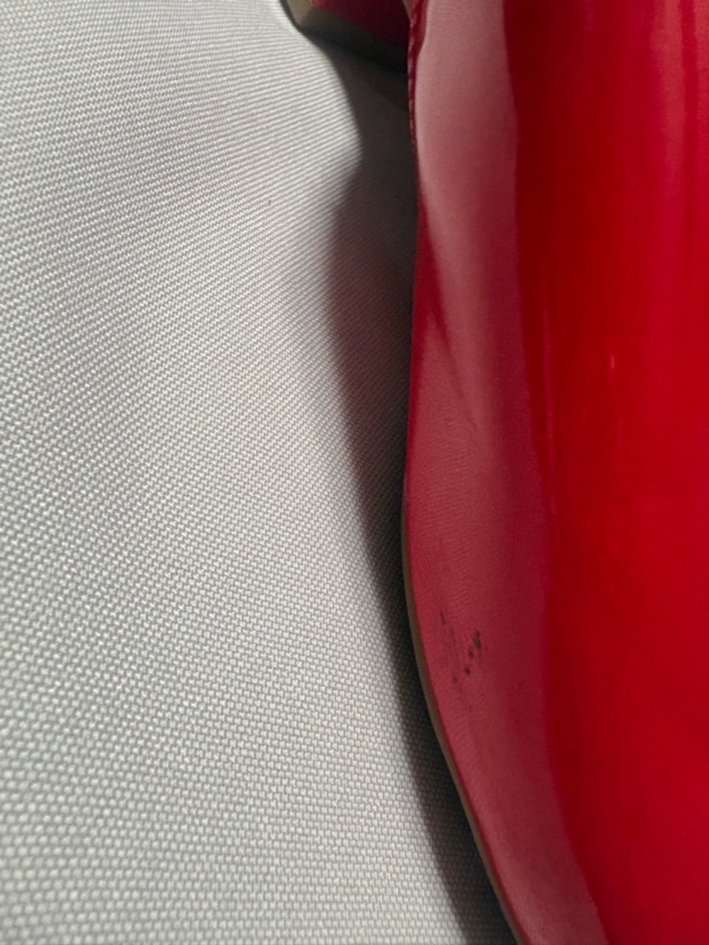 East 5th Patent Red Slide Mules - Picture 6 of 10